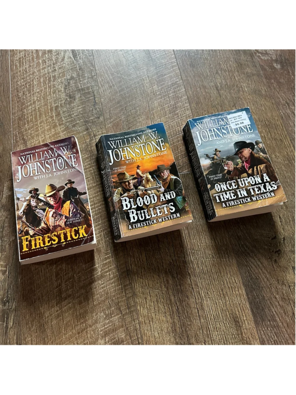 Pinnacle Books Western Paperback Book Set, One Size, Brown and Blue